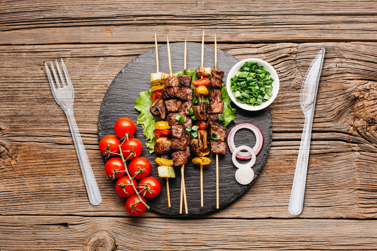 Widelce plastikowe wielorazowe 50szt.