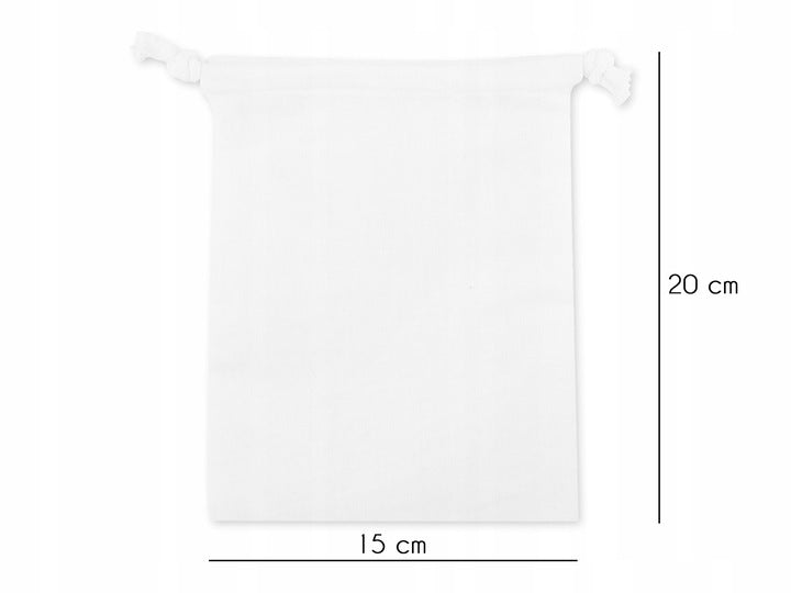 Worek bawełniany 150x200mm Biały