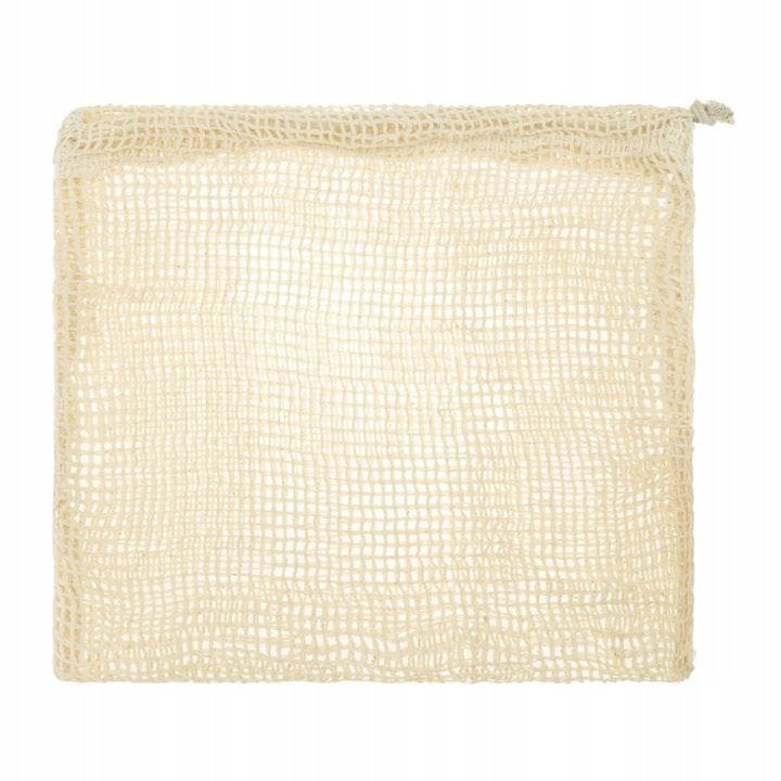 Worek z Siatki Bawełnianej 15x18cm Ecru