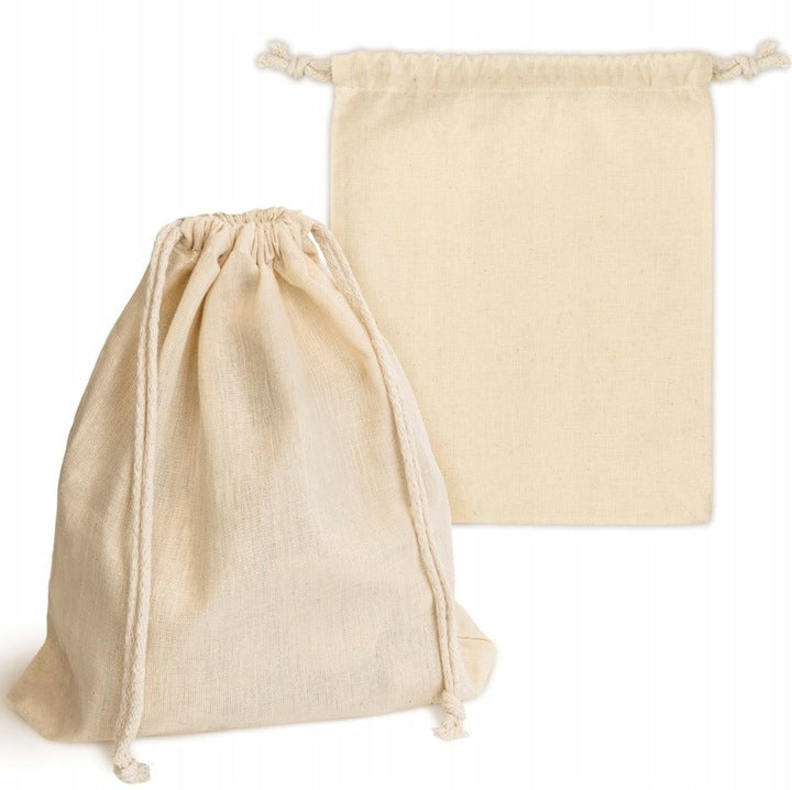 Worek bawełniany 100x150mm Ecru