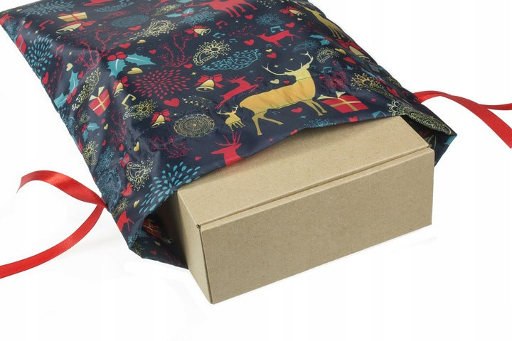 Woreczek poliestrowy 30x45cm Renifery