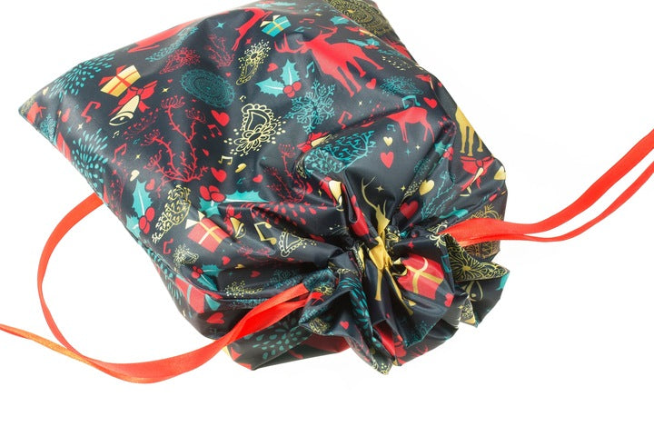 Woreczek poliestrowy 30x45cm Renifery