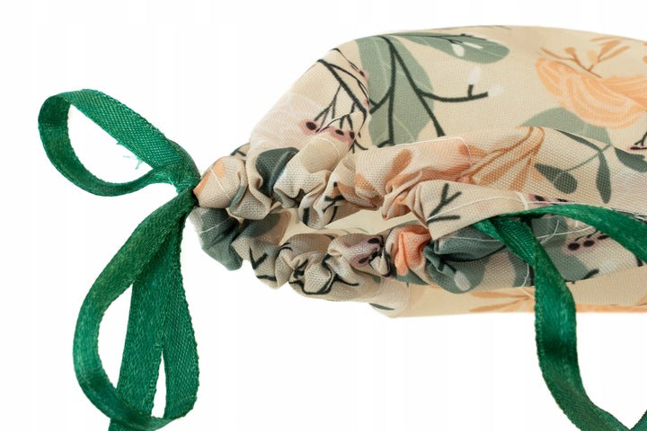 Woreczek poliestrowy 15x20 cm Ecru Motyw Boho