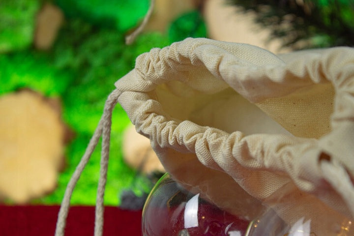 Woreczek bawełniany 17x20 cm Ecru Samochód