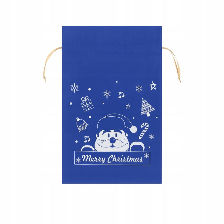 Worek wigofilowy 300x450mm Granatowy Mikołaj 10szt.