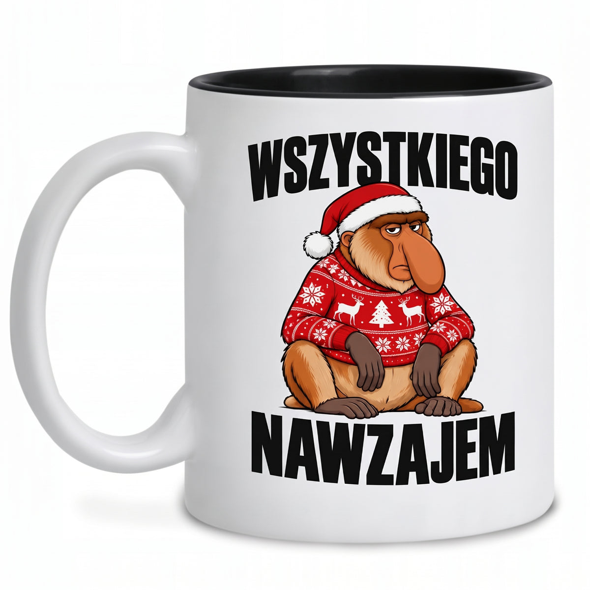 Kubek świąteczny Wszystkiego Nawzajem Czarny