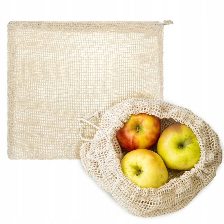 Worek z siatki bawełnianej 300x450mm Ecru