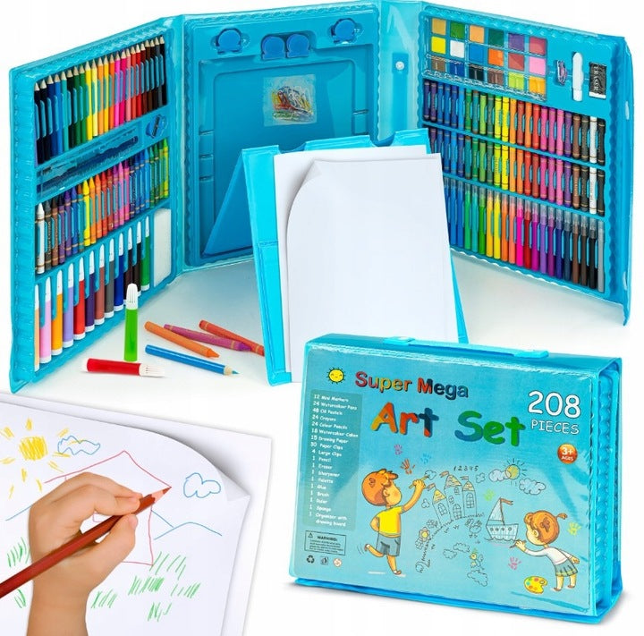 Zestaw artystyczny do malowania 208 elementów