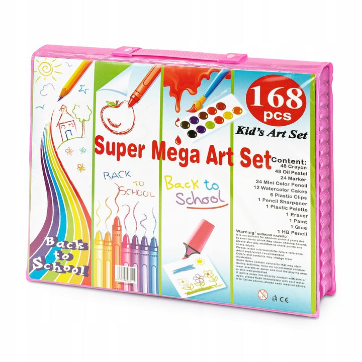 Zestaw artystyczny do malowania 168 elementów