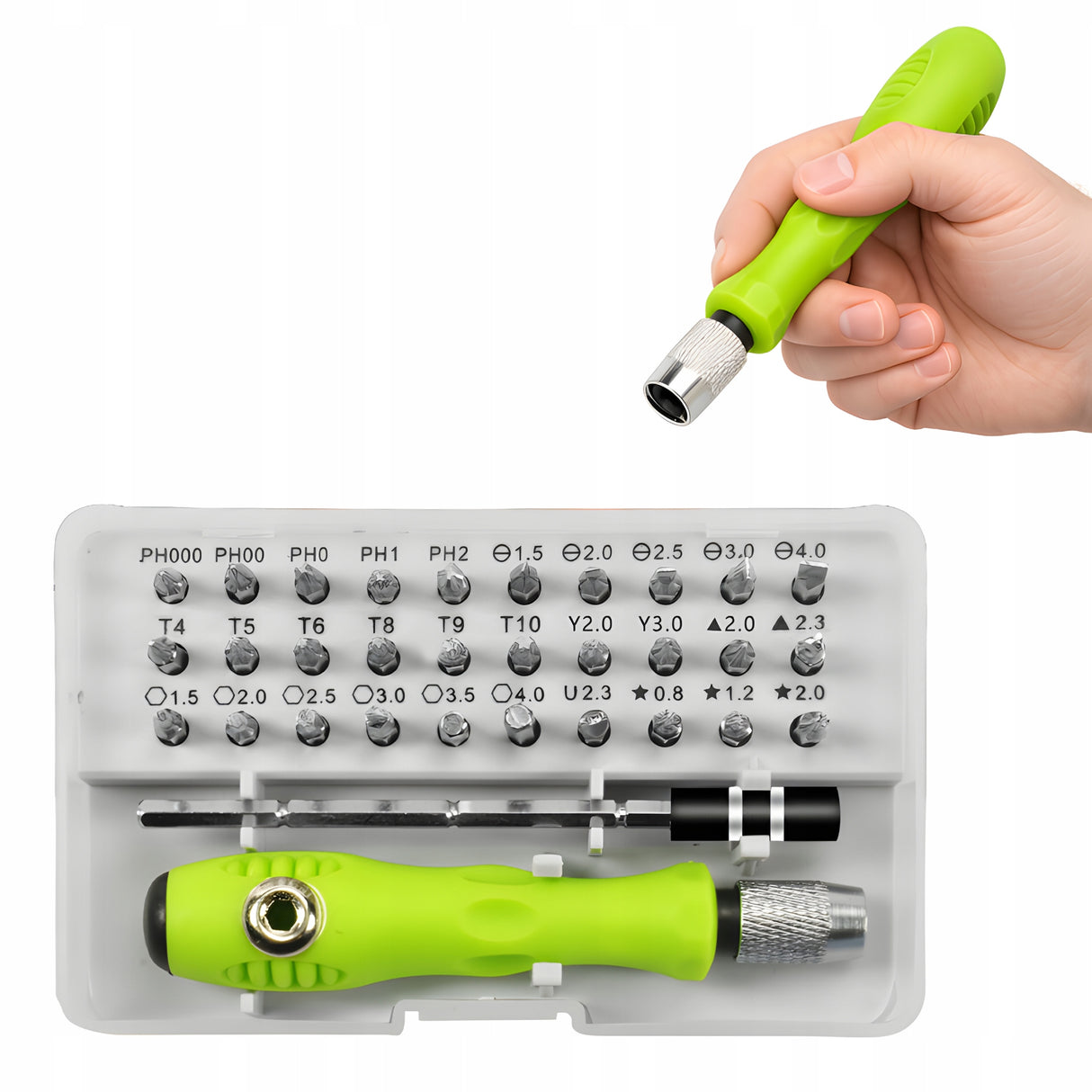 Zestaw Wkrętaków 32szt Śrubokręt Uniwersalny