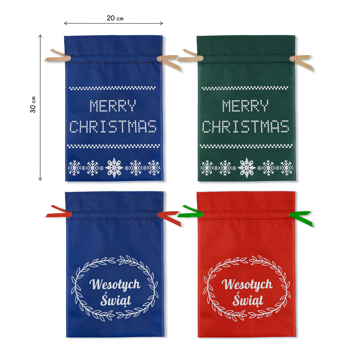 Woreczki wigofilowe Merry Christmas 8szt.