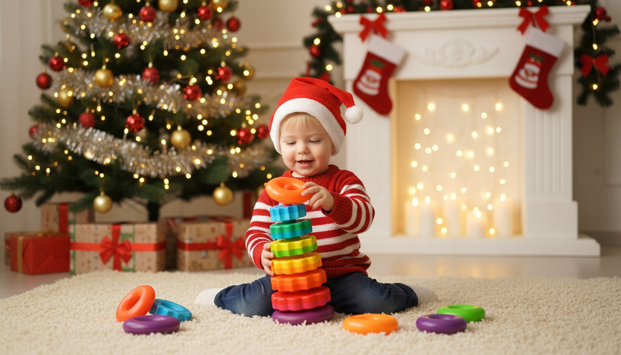 Zakręcona tęczowa piramida edukacyjna
