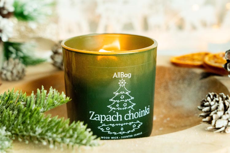 Świeca sojowa zapachowa Choinka