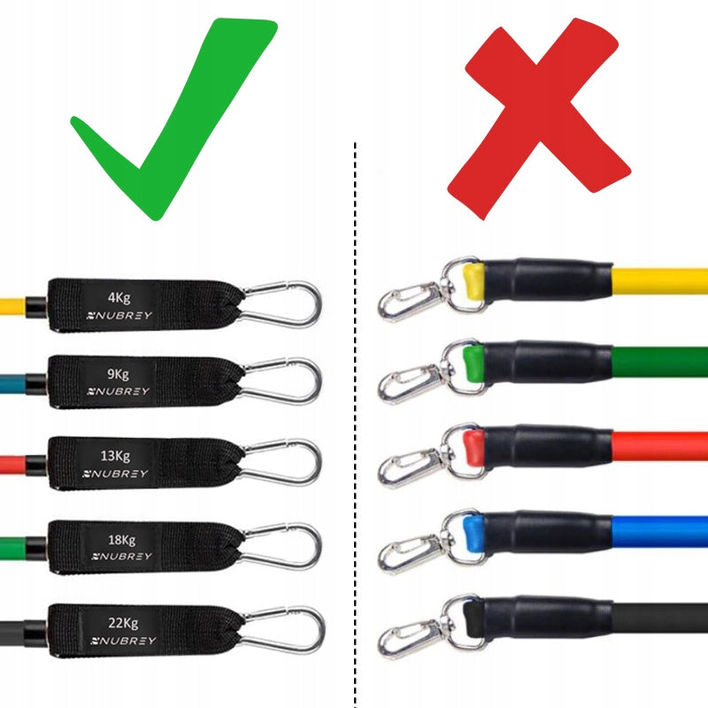 Zestaw 5 gum oporowych do ćwiczeń ekspander 5szt