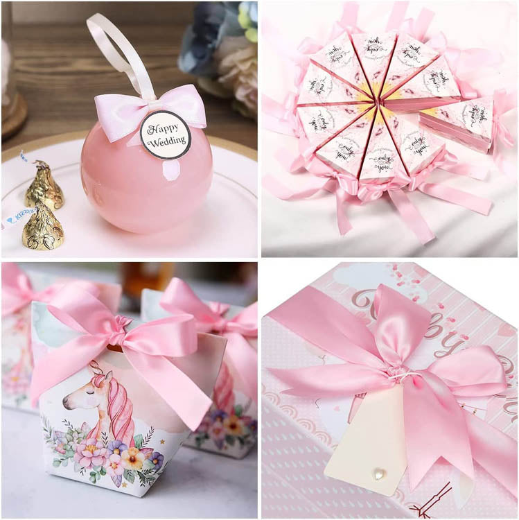 Tasiemka satynowa PUDROWY RÓŻ 6mm