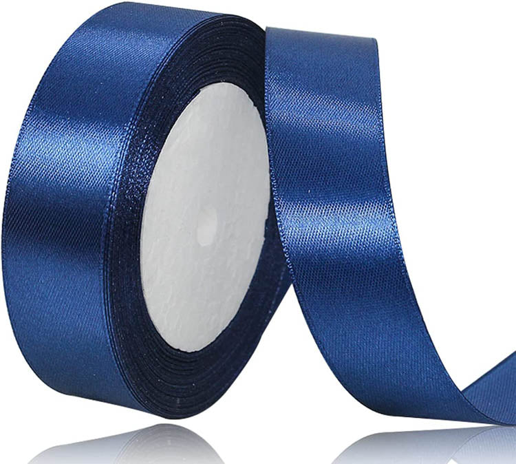 Tasiemka satynowa NIEBIESKI 6mm