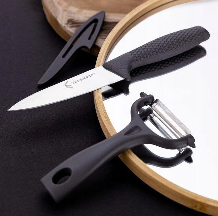 ZESTAW Nóż kuchenny + obieraczka