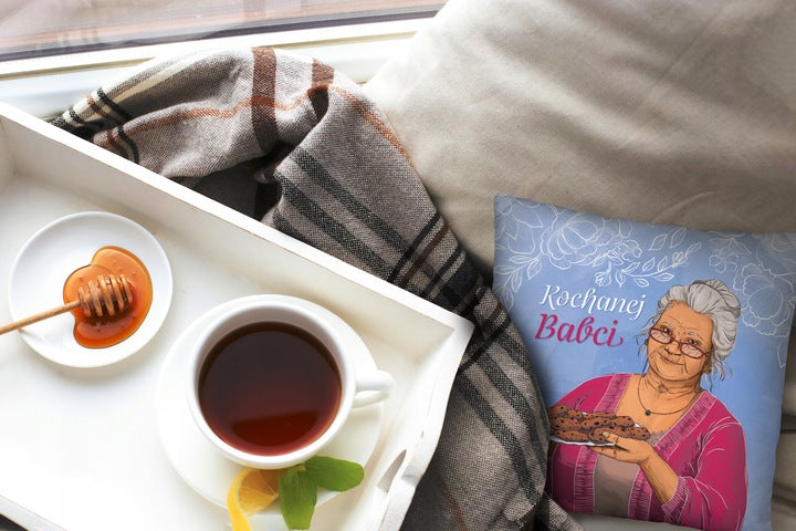 Poduszka na Dzień Babci - Kochanej BabciPrezent na Dzień Babci