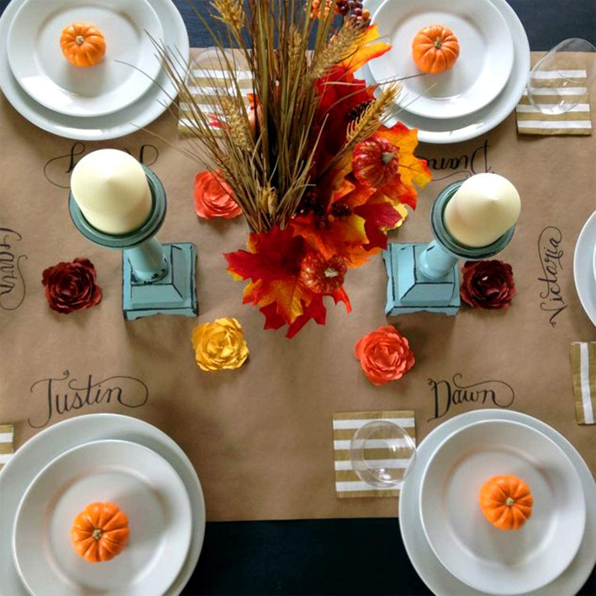 Papier pakowy KRAFT do prezentów i paczek 55cm/50m