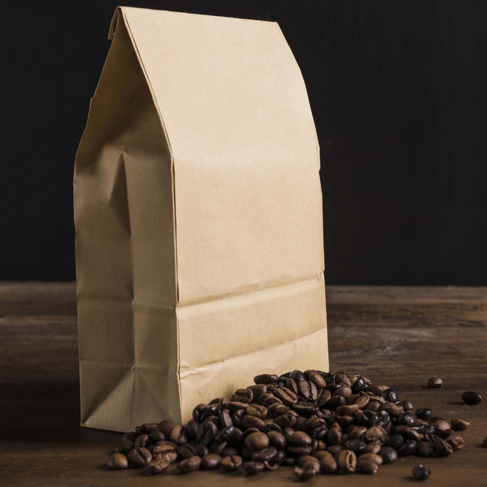 Torba papierowa klockowa 160x80x270mm Brązowa