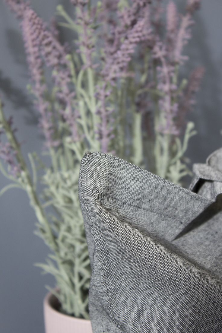 Torba bawełniana 380x420mm Szara melanżowa Uchwyt: 70cm