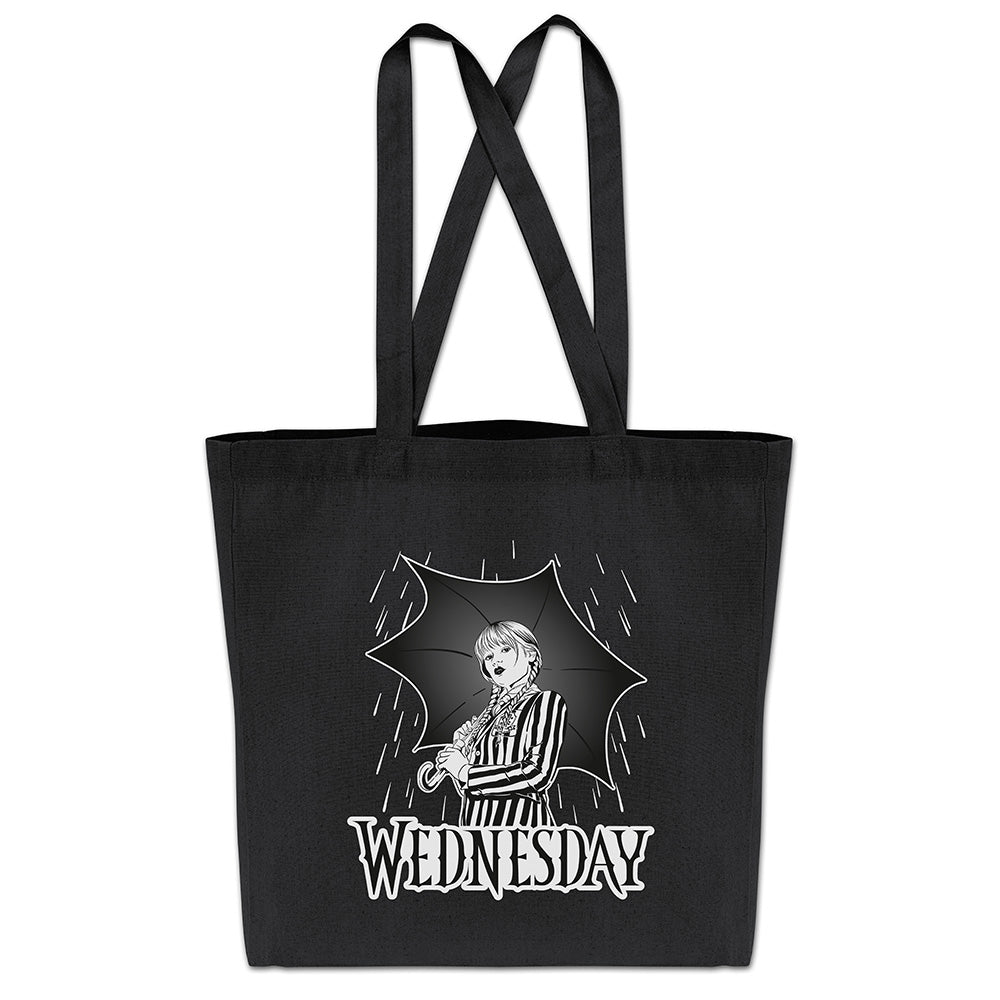 Torba bawełniana WEDNESDAY ADDAMS CZARNO BIAŁA