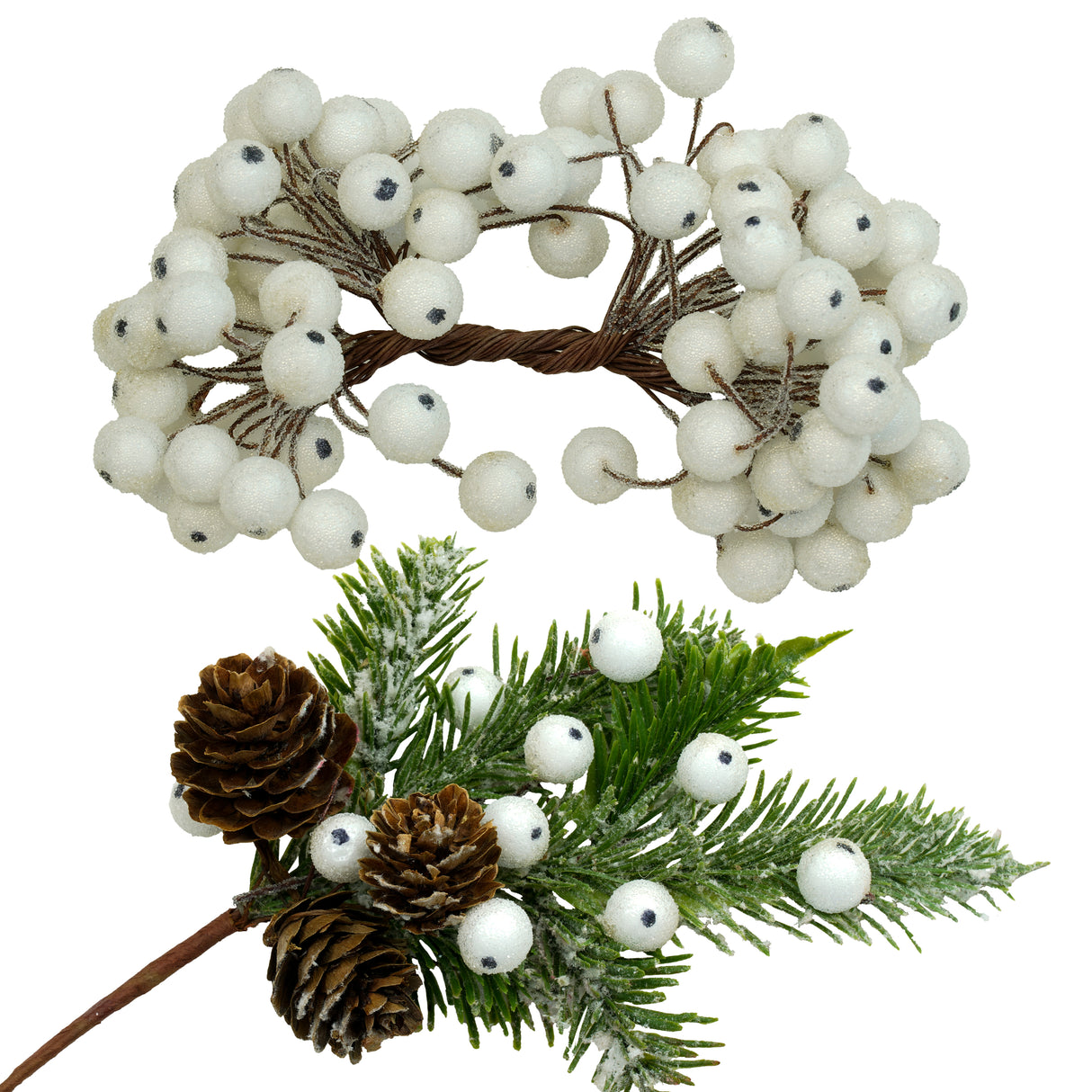 Jarzębina świąteczna Biała