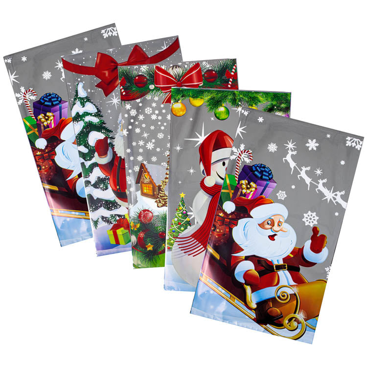 Worki celofanowe świąteczne folijki RÓŻNE WZORY 5szt.