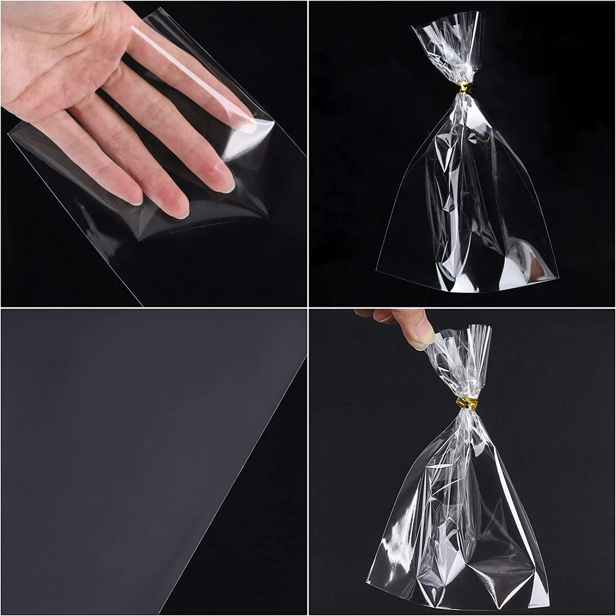 Woreczki celofanowe 100x150mm 100szt.