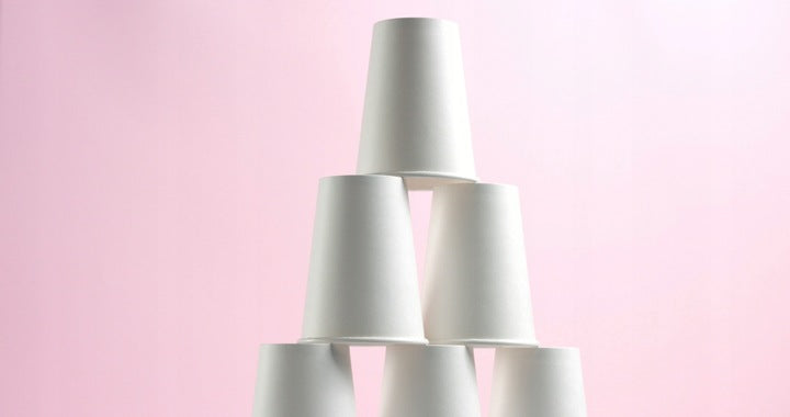 Kubeczki papierowe 250ml 100szt BIAŁE