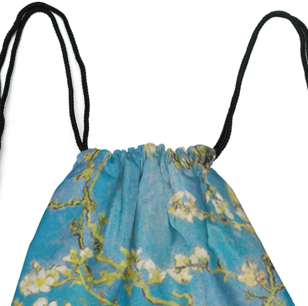 Plecak worek poliestrowy z nadrukiem Kwiat Migdałowca