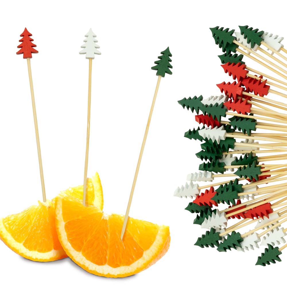 Patyczki wykałaczki świąteczne 50 szt.