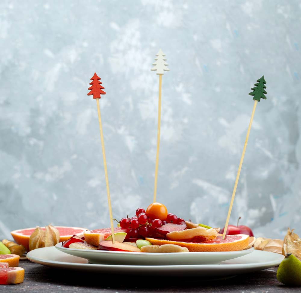 Patyczki wykałaczki świąteczne 50 szt.