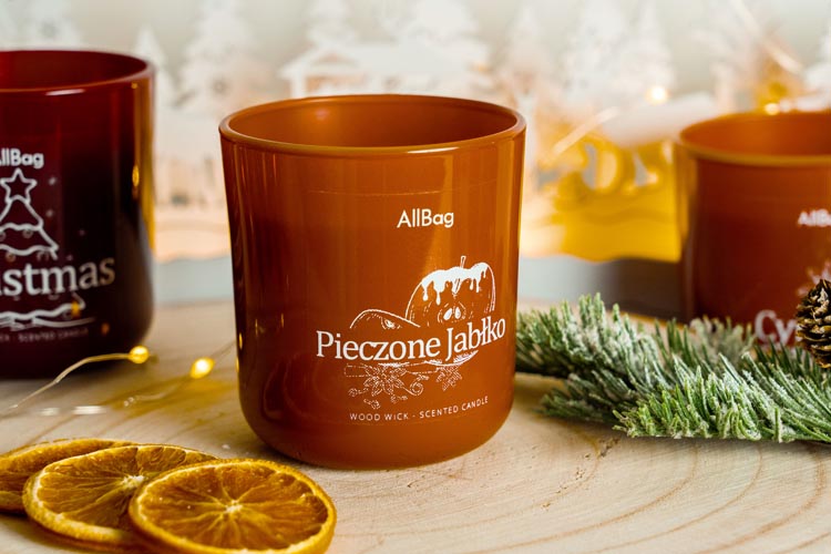 Świeca sojowa zapachowa PIECZONE JABŁKO