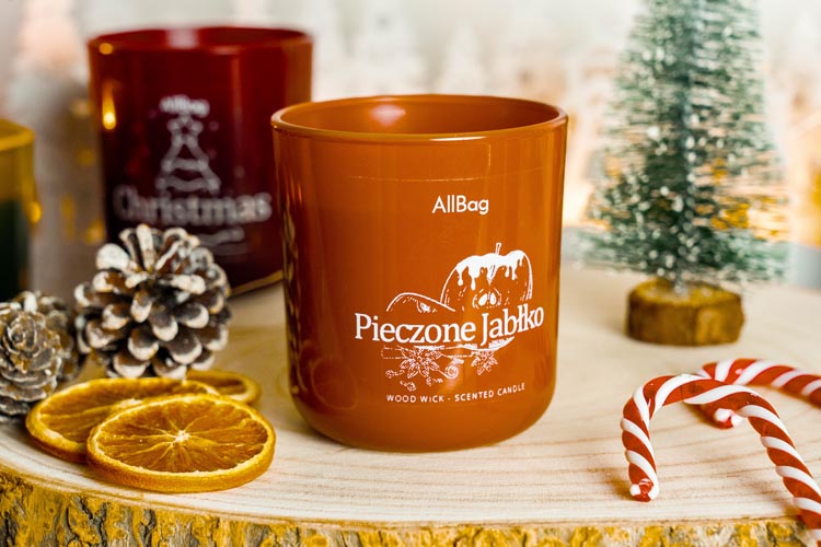 Świeca sojowa zapachowa PIECZONE JABŁKO