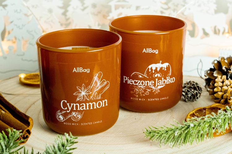 Świeca sojowa zapachowa PIECZONE JABŁKO