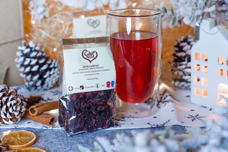 Kosz prezentowy SYROP HERBATA POMARAŃCZA