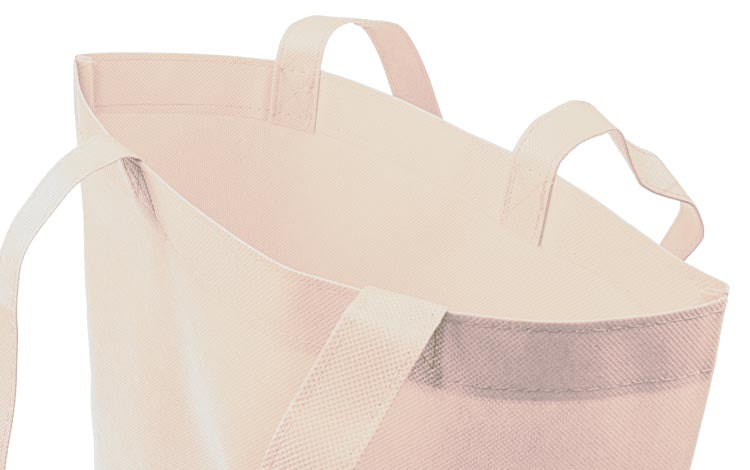 Torba polipropylenowa ecru 360x420mm Uchwyt: 70cm