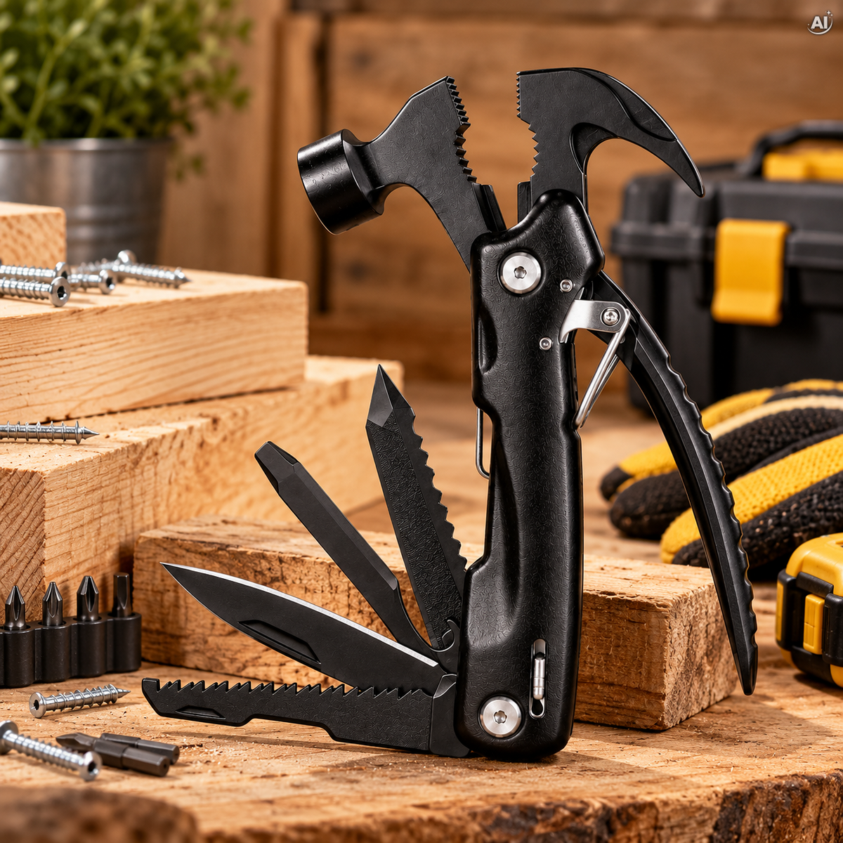 Składany multitool 12w1
