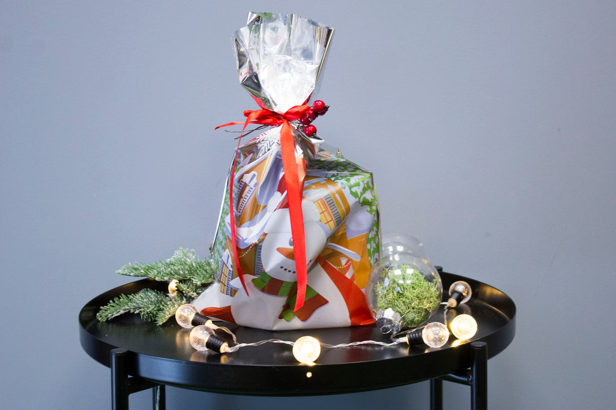 Woreczek celofanowy 25x40 świąteczny 10szt