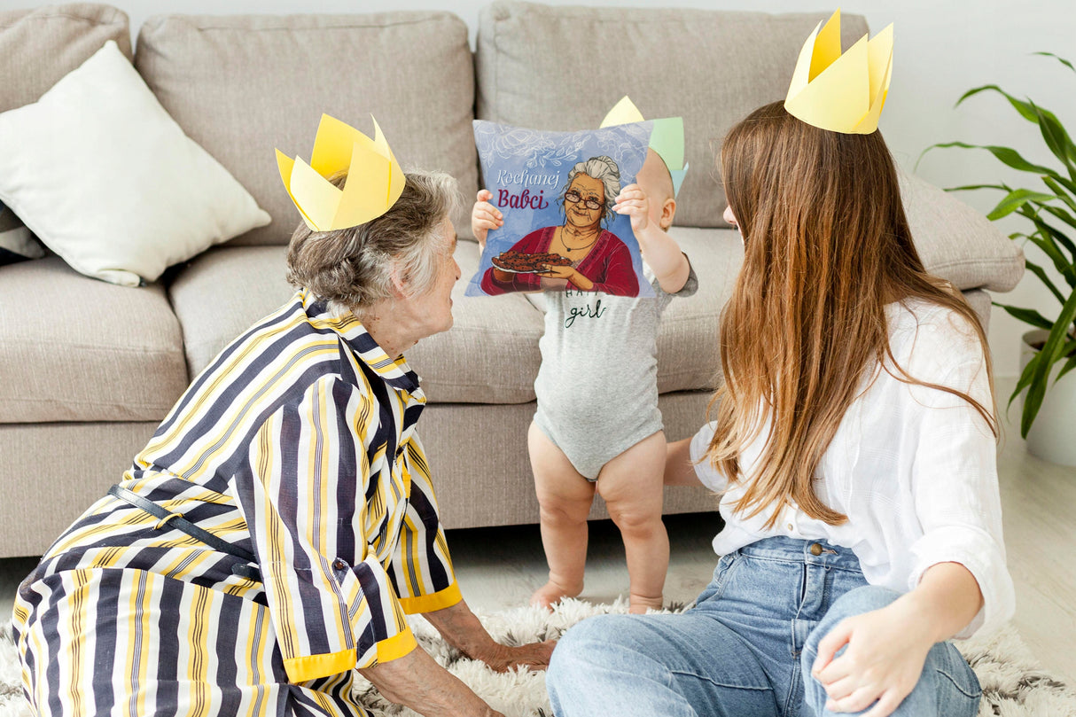 Poduszka na Dzień Babci - Kochanej BabciPrezent na Dzień Babci