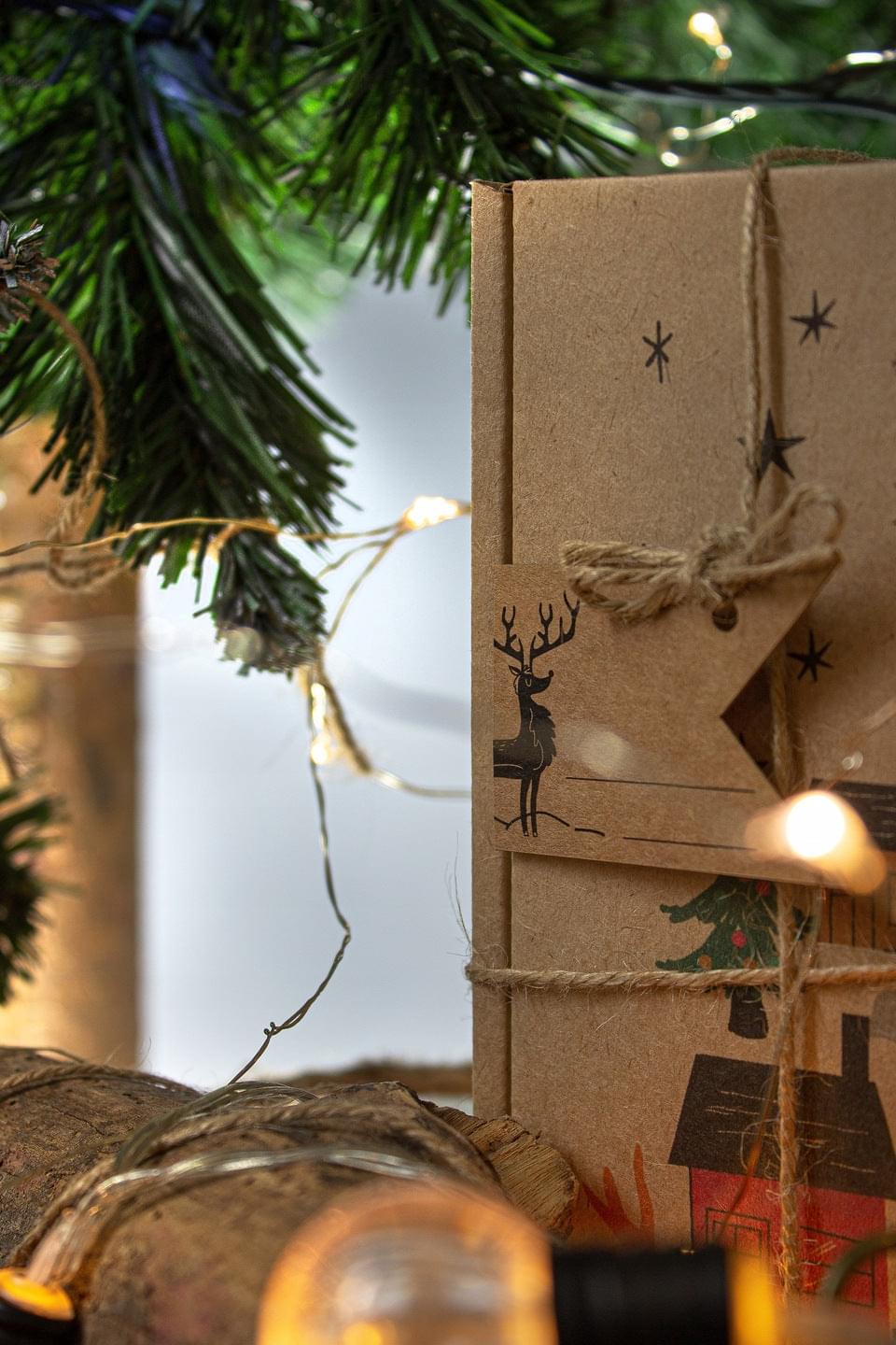 Kartony świąteczne prezentowe ZESTAW 3szt. MERRY CHRISTMAS