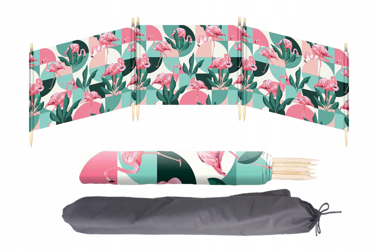 Parawan plażowy 3M FLAMINGI