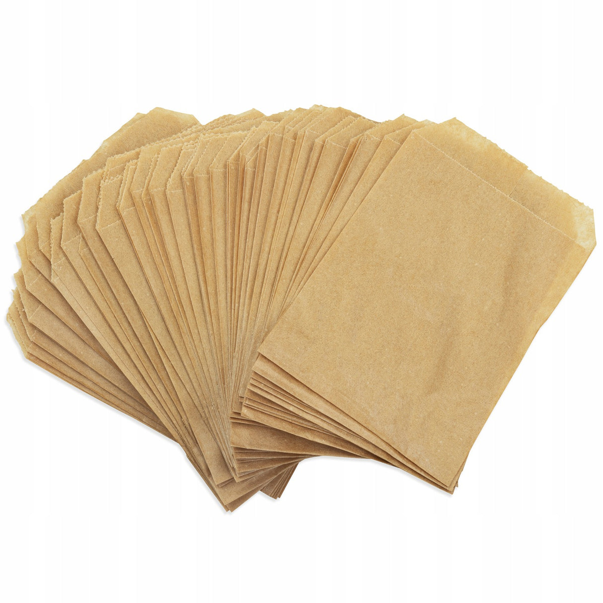 Torba fałdowa 70x110mm Brązowa 1000 szt.