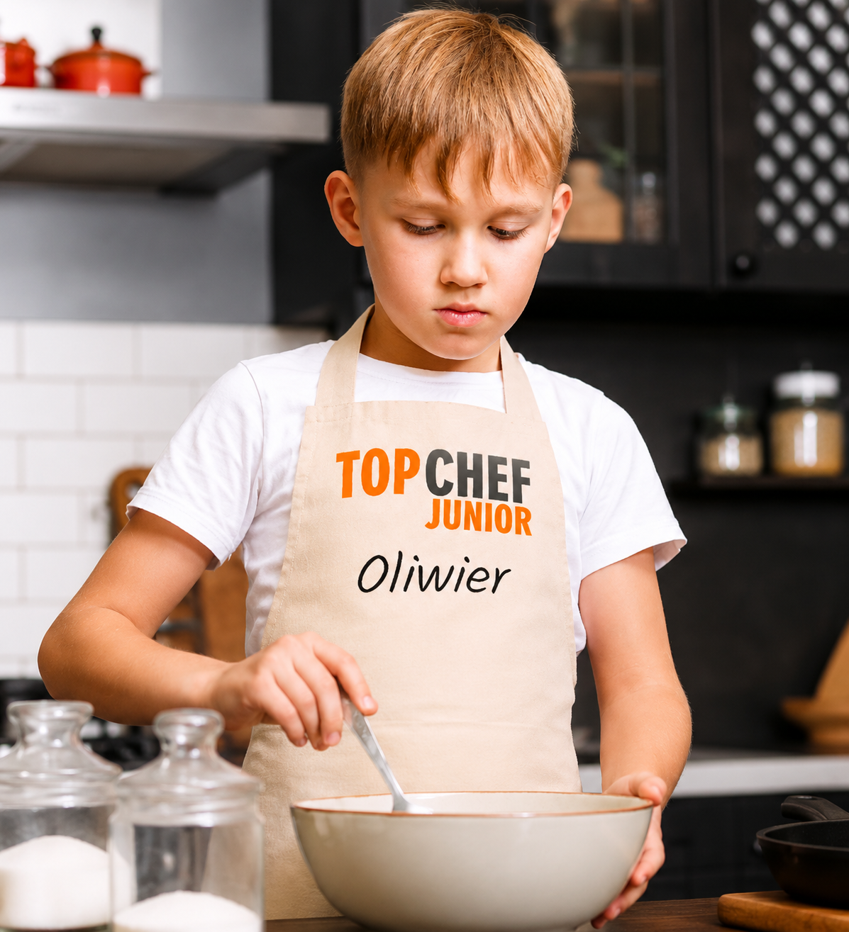 Fartuch dziecięcy TOP CHEF IMIĘ
