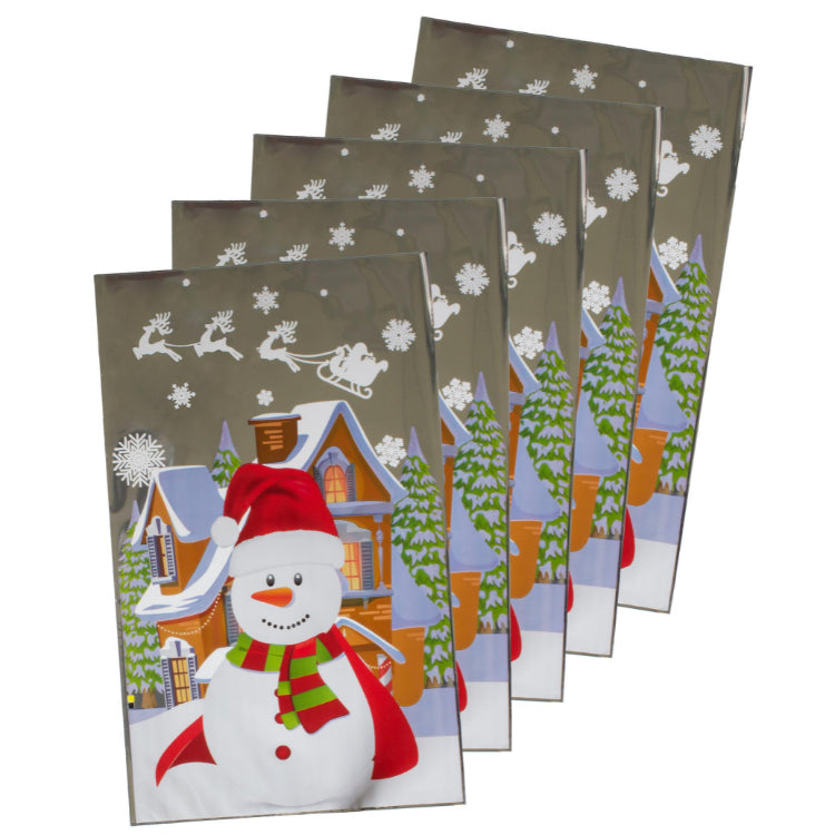 Worki celofanowe świąteczne folijki BAŁWAN 250x400mm 10szt.