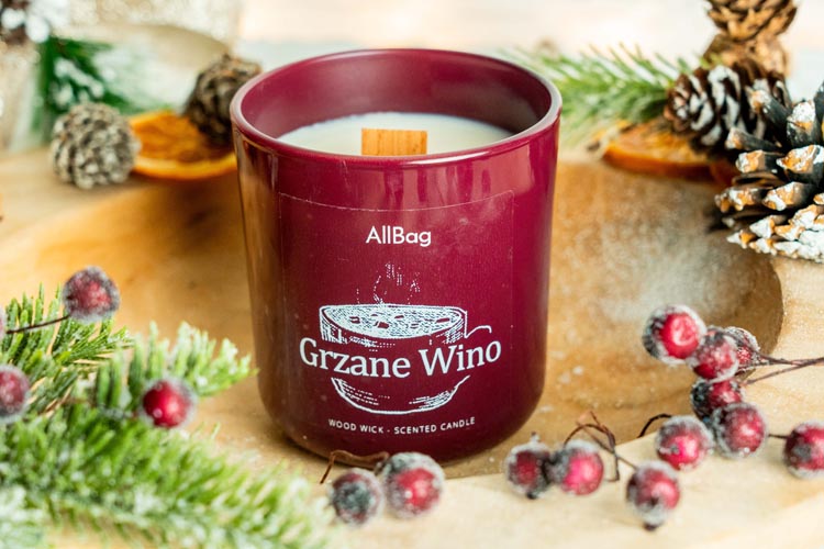 Świeca sojowa zapachowa Grzane Wino