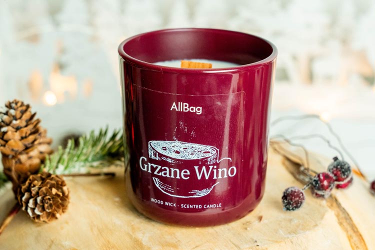 Świeca sojowa zapachowa Grzane Wino
