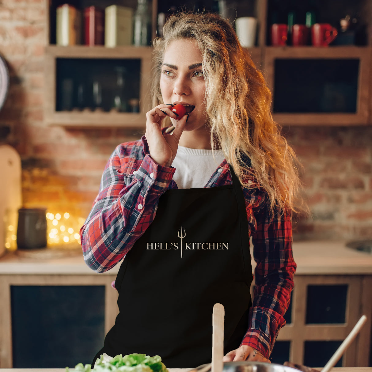 Fartuch kuchenny bawełniany HELLS KITCHEN