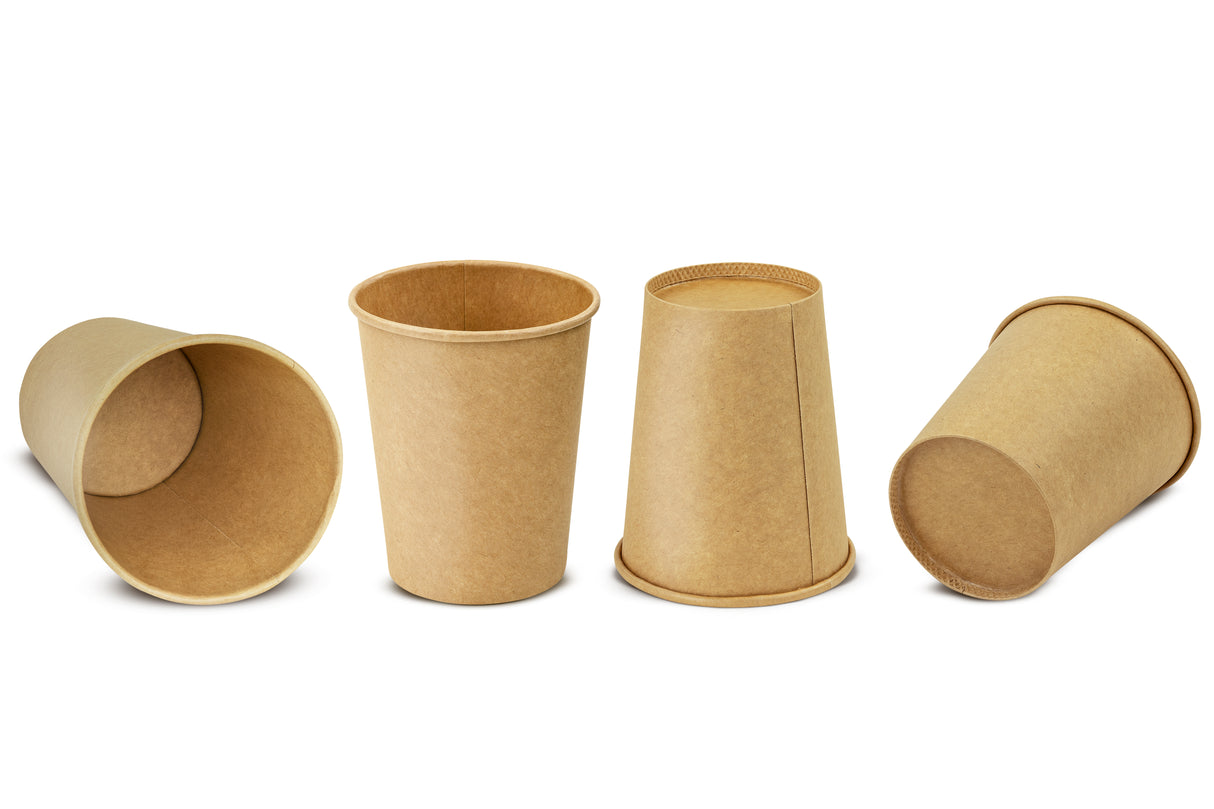 Kubeczki papierowe 250ml 100szt KRAFT